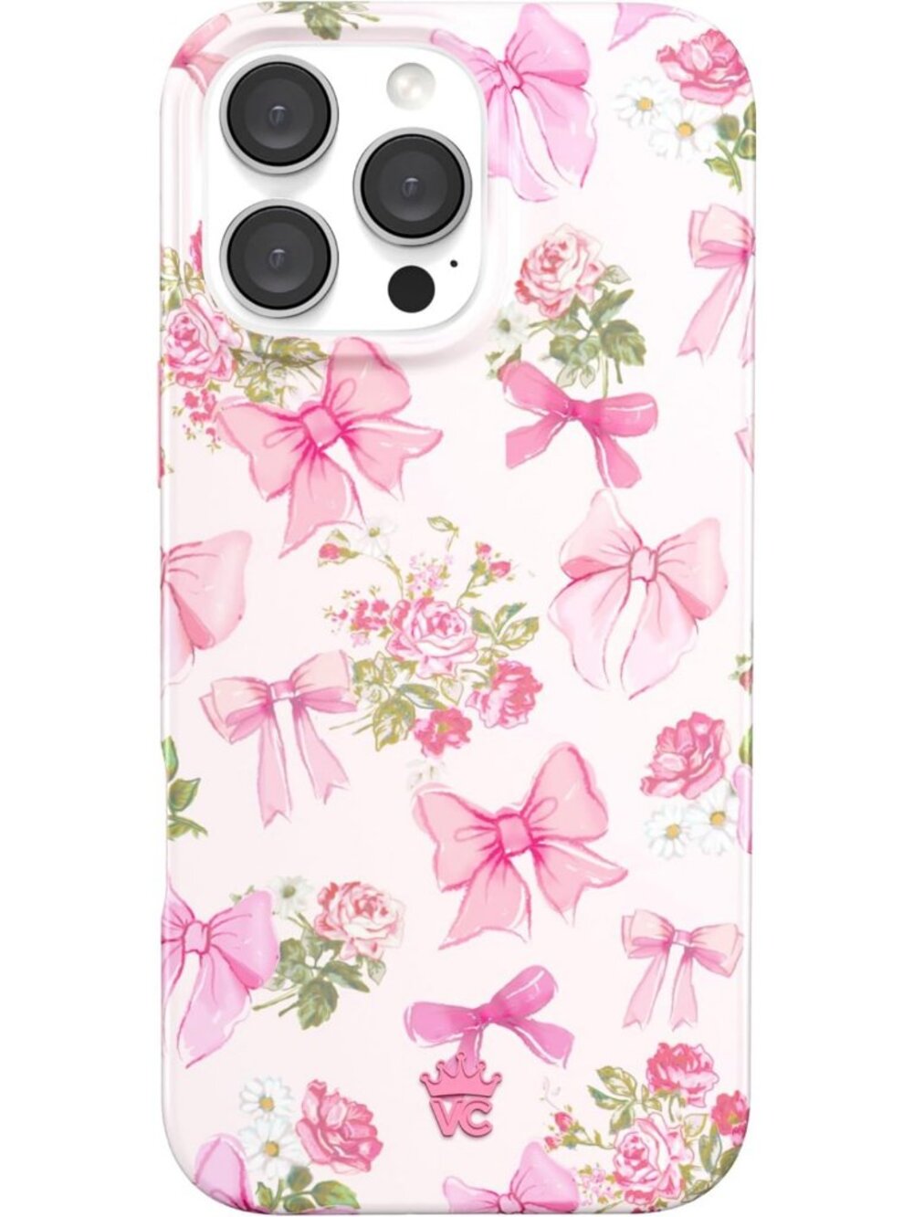 Coquette Bows Velvet iPhone 16 Pro Max Case - MagSafe Compatible, 10ft Drop